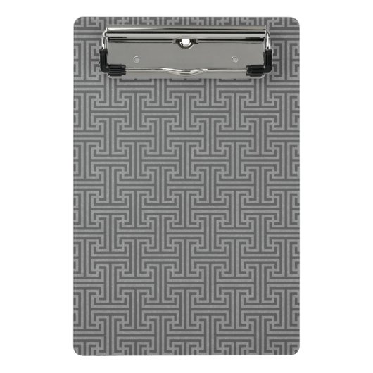 シンプルで幾何学的な形 ミニクリップボード (正面)