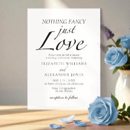 シンプルで愛に満ちたウェディングスクリプト ミニマルウェディング 招待状