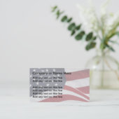 シンプルで愛国心が強い名刺 名刺 (スタンド正面)