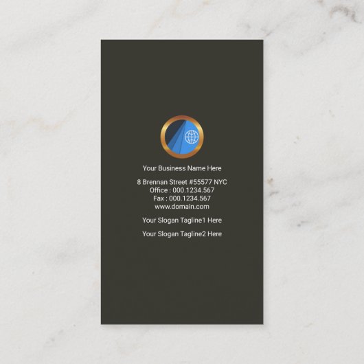 シンプルで明白ではっきりしたで赤い位置のプラカードのマーケティング 名刺 (裏面)