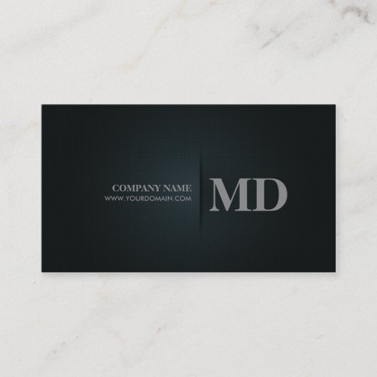 シンプルで明白でエレガントなビジネスCard* 名刺 (正面)