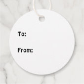 シンプルで最も可愛いかわいいレモン フェイバータグ (裏面)