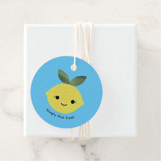 シンプルで最も可愛いかわいいレモン フェイバータグ (インサイチュ)