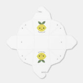 シンプルで最も可愛いかわいいレモン フェイバーボックス (折り畳みなし)
