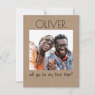 シンプルで楽しいあなたは僕のグルームズマンになってくれる？写真