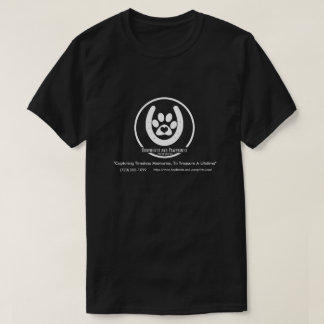 シンプルで白いロゴ Tシャツ