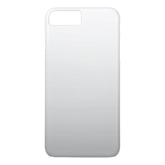 シンプルで白い灰色のグラデーションな平野 Case-Mate iPhoneケース (裏面)