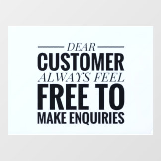 シンプルで美しい ウィンドウサイン