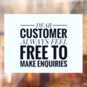 シンプルで美しい ウィンドウサイン (シート2)