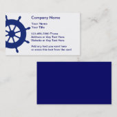 シンプルで航海のな名刺 名刺 (正面/裏面)