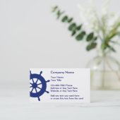 シンプルで航海のな名刺 名刺 (スタンド正面)