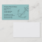 シンプルで航海のな名刺 名刺 (正面/裏面)