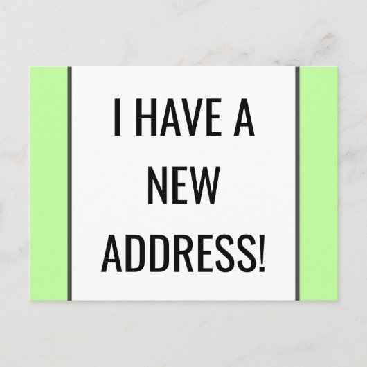 シンプルで謙虚な新しい家 ポストカード (正面)