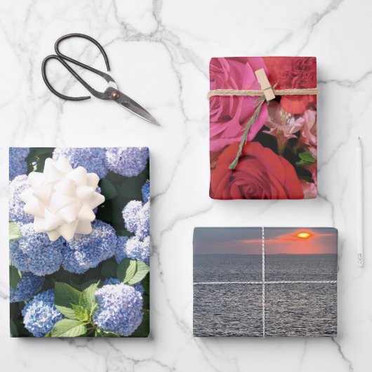 シンプルで豪華なラッピング紙シート ラッピングペーパーシート (正面)