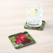 シンプルで赤いバラ コースター (右側)