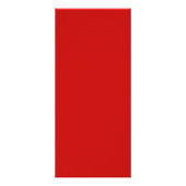 シンプルで赤い黒 ラックカード (裏面)