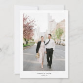 シンプルで遊び心のある愛と感謝の手書き サンキューカード (裏面)