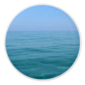 シンプルで青い海および空のドレッサーのノブ セラミックノブ (正面)