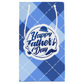 シンプルで青く幸せな父の日|のギフトバッグ スモールペーパーバッグ (裏面)