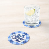 シンプルで青く幸せな父の日|のコースター ペーパーコースター (インサイチュ)