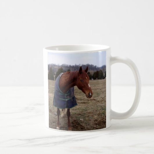 シンプルで青く青い海のマグ コーヒーマグカップ (右)