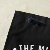 シンプルで、モダンな家族会|の黒板の一見 ビーチタオル (インサイチュ)