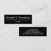 シンプルで、明白な弁護士の名刺