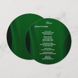 シンプルとエメエレガントラルド結婚グリーン メニュー