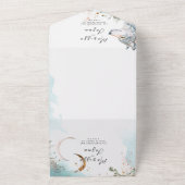 シンプルとエレガントおとぎ話結婚の物語 オールインワン招待状 (外側)