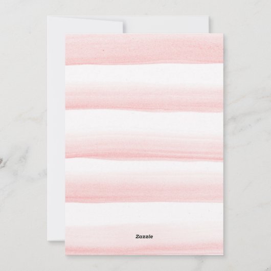 シンプルとエレガントソフトウォーターの色のクリスマス シーズンカード (裏面)