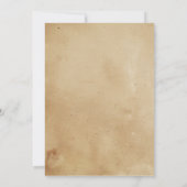 シンプルとエレガントソ素朴ン《キリスト教》洗礼式や命名式 招待状 (裏面)