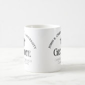 シンプルとエレガント大学院コーヒーマグ コーヒーマグカップ (中央)