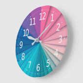 シンプルとエレガント色線|壁時計 ラージ壁時計 (傾斜)
