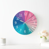 シンプルとエレガント色線|壁時計 ラージ壁時計 (ホーム)