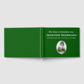 シンプルとエレガント葬式ゲストブック ゲストブック (全面)