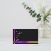 シンプルとカラフル 名刺 (スタンド正面)