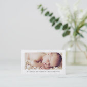 シンプルとクリーニング2 |写真の名刺 名刺 (スタンド正面)