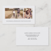 シンプルとクリーニング3 |写真の名刺 名刺 (正面/裏面)