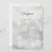 シンプルとシックな新年のイブパーティー 招待状 (裏面)