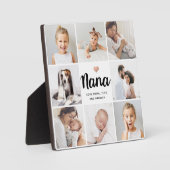 シンプルとシック | Nanaのフォトコラージュとハート フォトプラーク (正面)