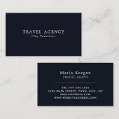 シンプルとトラベモダンルエージェントの名刺 名刺 (正面/裏面)