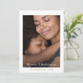 シンプルとドかわいらしットMerry Christmasの写真 シーズンカード (スタンド正面)