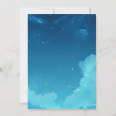 シンプルとブエレガントルーバチュラーパーティ 招待状 (裏面)