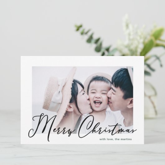 シンプルとミニマルメリースタイリッシュクリスマスの写真 (スタンド正面)