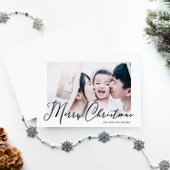 シンプルとミニマルメリースタイリッシュクリスマスの写真