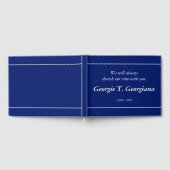 シンプルとミニマル葬儀のゲストブック ゲストブック (全面)