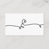 シンプルとモダンの結婚登録カード エンクロージャーカード (裏面)