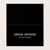 シンプルとモダン大開会式カード 名刺 (外部フラット)