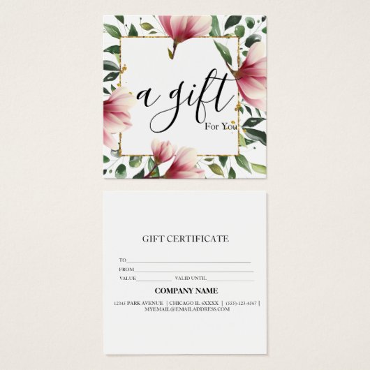 シンプルとモダン業務 (正面&裏面)