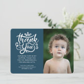 シンプルと写モダン真の洗礼 サンキューカード (スタンド正面)